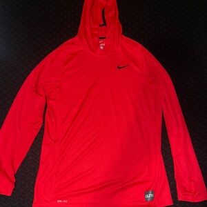 Nike Bright Red Performance Hoodie
